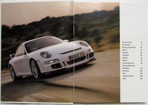 2007 Porsche 911 GT3 RS/GT3 Prestige Sales Brochure Hardback Book - German Text