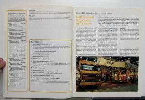 1983 DAF Trucks Magazine Construction UK Market