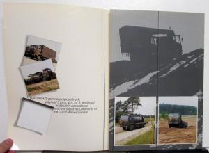 1990 DAF Military Trucks YA 5442 General Purpose Tri-Folder UK Market
