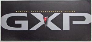 2007 Pontiac GXP High-Performance Series Sales Folder - G6 Torrent Solstice
