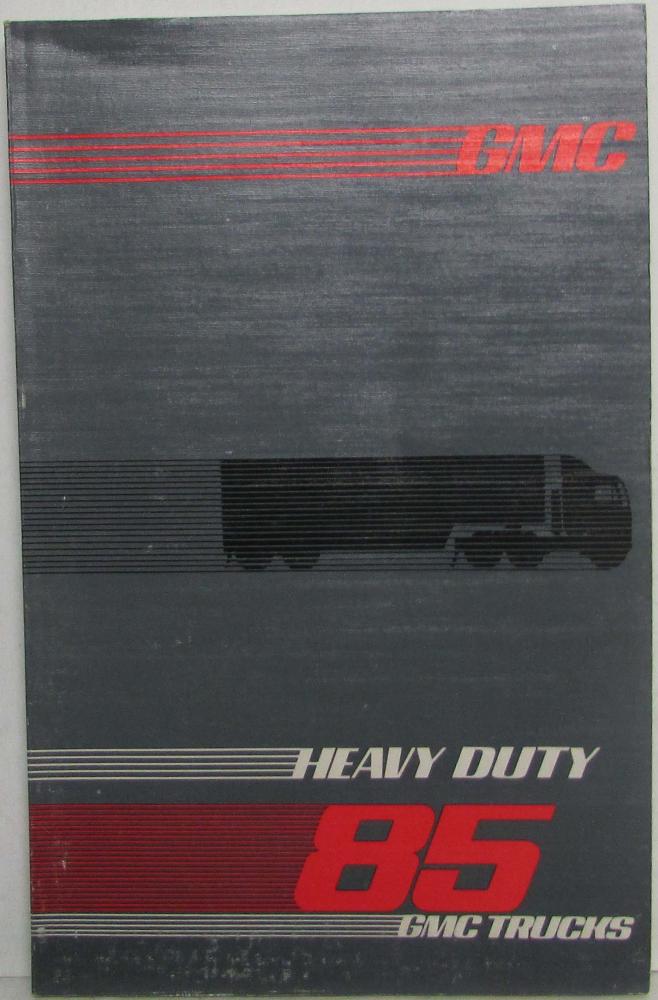 1985 GMC Heavy Duty Truck Owners and Drivers Manual