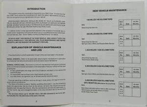 1985 GMC Heavy Duty Truck Maintenance Schedule Booklet
