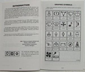 1987 GMC Heavy Duty Truck Owners Manual