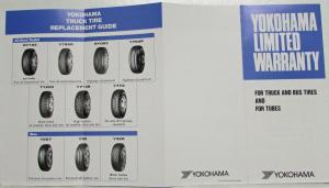 1987 Yokohama Limited Warranty for Truck and Bus Tires and for Tubes Brochure