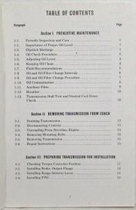 1990 Allison AT 500 Series Transmissions Mechanics Tips Handbook