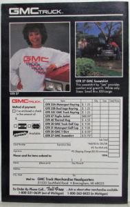 1992 GMC Truck Merchandise Catalog