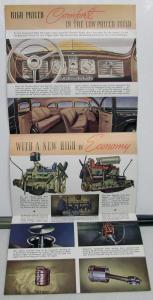 1938 Chrysler Royal Imperial Original Color Sales Brochure Folder