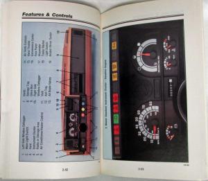 1993 GMC TopKick Medium Duty Truck Owners Manual