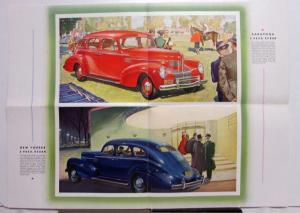 1939 Chrysler New Yorker Saratoga Original Color Sales Brochure Folder