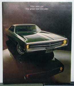 1969 Chrysler Newport 300 Town & Country Color Options Measurements Brochure