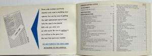1973 International Travelall/Wagonmaster Owners Manual Maintenance/Warranty Info