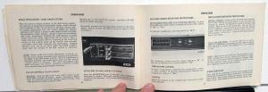 1975 International Scout II and 4x4 Owners Manual Care & Op Instructions