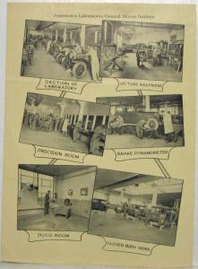 1930-1939 GM Dealer Co-operative Service Training Program Informational Flyer