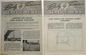 1947 GM Body by Fisher Service News Volume 8 Numbers 2 and 5