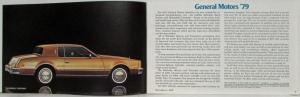 1979 General Motors New Model Year of GM Cars Sales Brochure
