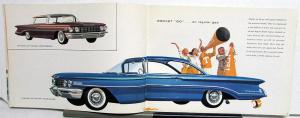 1960 Oldsmobile Full Line Prestige Dealer Sales Brochure Dynamic Super 88 98