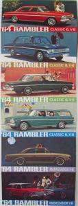 1964 Rambler Full Line Accordion Style Sales Folder Classic Ambassador American