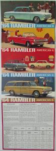 1964 Rambler Full Line Accordion Style Sales Folder Classic Ambassador American