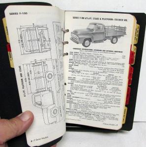 1953 Ford Truck Dealer Data Handbook Sales Guide F Series Pickup Panel Bus Rare