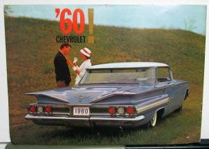 1960 Chevrolet Canadian Dealer Sales Brochure Full Line Impala Bel Air Corvette