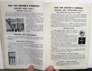 1964 GMC Gasoline Powered Trucks Owners Manual Care & Op  Pickup 1000-3500
