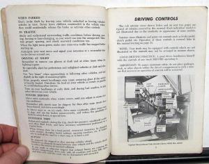 1970 GMC Truck Owners Manual Care & Op Instructions Gasoline Models 4500-9500