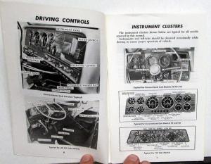 1974 GMC Truck Owners Manual Care & Op Instructions All Diesel Models