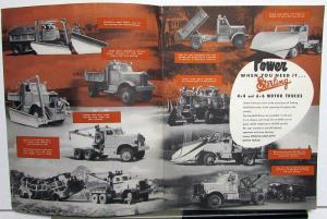1949 Sterling Trucks Dealer Sales Brochure Multi-Drive 4X4 6X6 Snow Plow Orig