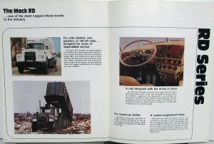 1980 Mack Truck Refuse Hauling Sales Brochure