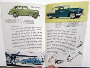 1955 GM 50 Million Cars Booklet Chevrolet Pontiac Olds Buick Cadillac GMC