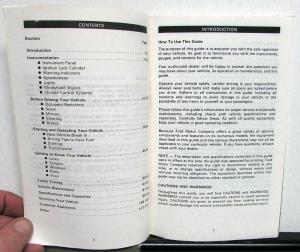 1982 Ford Courier Truck Owners Manual Guide Original