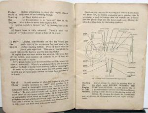 1925 Star Motor Cars Model F Instructions Owners Manual Original