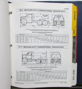 1984 Chevrolet Truck Dealer Data Book Medium Duty Vocational EZ Specs Options