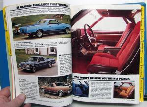 1980 Chevrolet Truck Data Book Sales Reference Light Duty Pickup El Camino Van