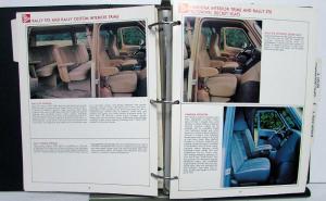 1982 GMC Truck Dealer Color & Trim Book Full Line Pickup Van Medium HD