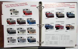 1981 GMC Truck Dealer Color & Trim Book Full Line Pickup Van Medium HD