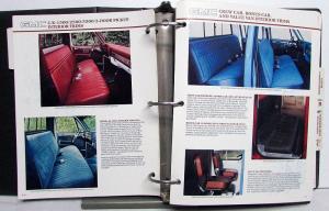 1986 GMC Truck Dealer Color & Trim Book Full Line Pickup Van Medium HD