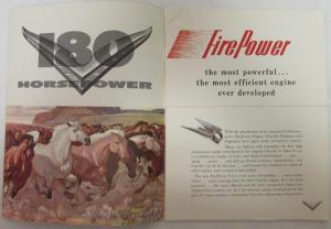 1950 Chrysler Fire Power Engine Sales Brochure