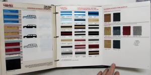 1991 GMC Light Duty Truck Dealer Color Trim Album Book Pickup Jimmy Van Syclone