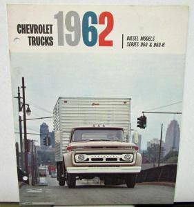 1962 Chevrolet Truck Diesel D60 & D60H Sales Brochure Original