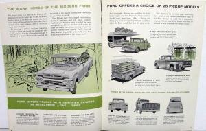 1960 Ford Better Farm Management Book Ranchero Truck Tractor Industrial Engine