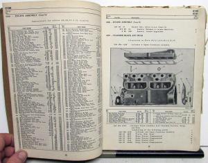 1944 Mack US Government War Department Truck Parts List 1416A Model EH & EHT