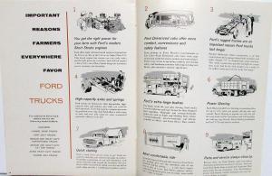 1959 Ford Select The Right Truck For Your Farming Needs Sales Brochure Ranchero