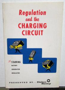 Early 1960s Delco Remy Service Training Booklet Regulation & Charging Circuit