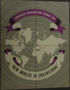 1952 Chrysler New Worlds in Engineering Sales Brochure Dodge Plymouth Desoto