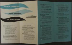 1952 1953 Chrysler Air Temp Air Conditioning Sales Brochure Leaflet NOS Original