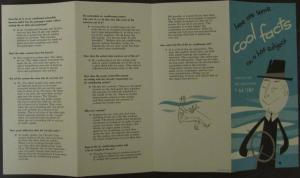1952 1953 Chrysler Air Temp Air Conditioning Sales Brochure Leaflet NOS Original