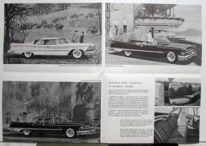 1959 Chrysler Imperial Sales Brochure Mailer Non Color Original Smaller