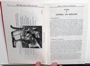 1946 Ford Light Duty & 1 Ton Truck Operator Owner Manual Reproduction