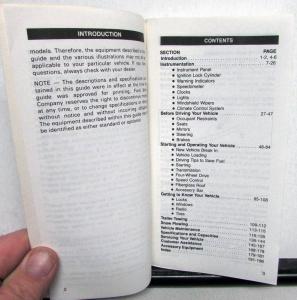 1984 Ford Bronco Owners Manual ORIGINAL